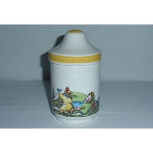 Vtg Stavangerflint Norway Jar Lid Gulliver's Travels Numbered Sleeping Giant (3)